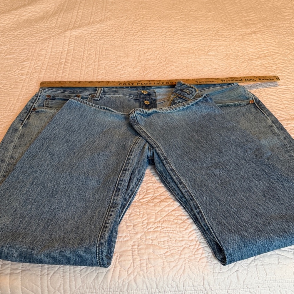 Levi's Men's 501 Relaxed Jeans 40/30  - Light Blue